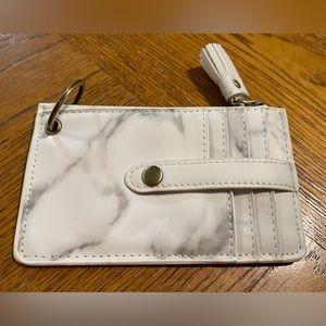 ECOSUSI Key and Card Holder Wallet White Gray